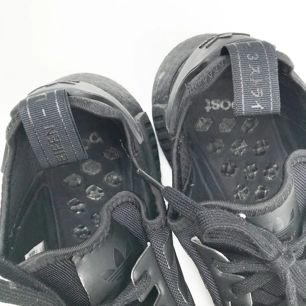 adidas NMD R1 Boost black running shoes men's 13 - Picture 6 of 10